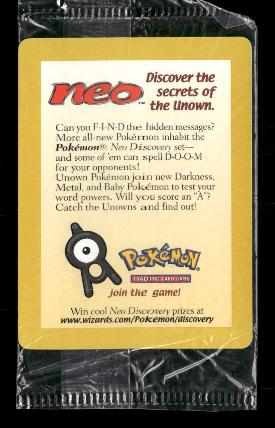 WoTC Promo Entei #34/53 (Sealed)