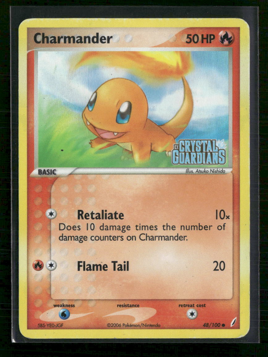 Crystal Guardians Charmander Reverse Holo #48/100