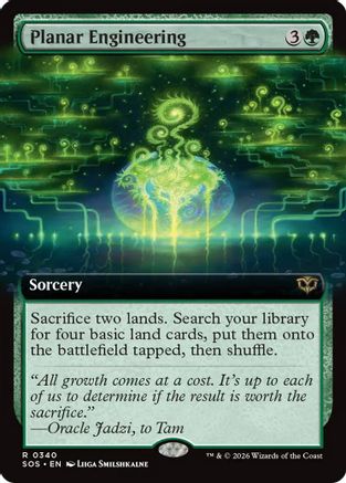 Planar Engineering (Extended Art) (SOS-340) - Secrets of Strixhaven - Golden Apple Comics