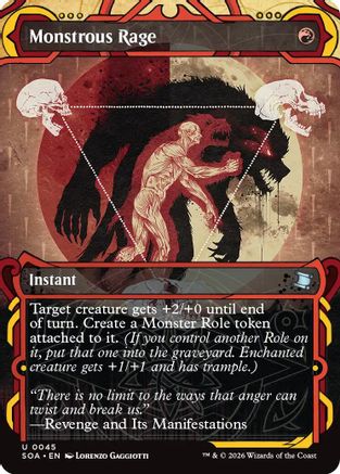 Monstrous Rage (SOA-045) - Secrets of Strixhaven: Mystical Archive