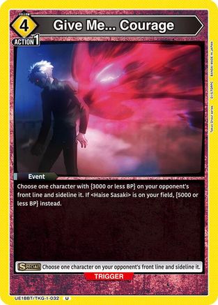 Give Me... Courage (UE18BT/TKG-1-032) - UE18BT Tokyo Ghoul