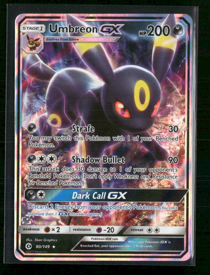 SM Base Set Umbreon GX #80/149