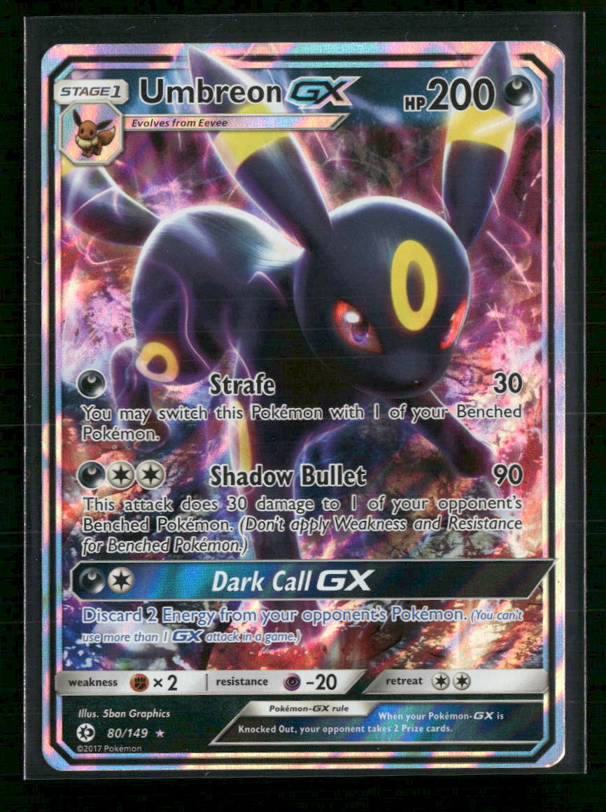 SM Base Set Umbreon GX #80/149