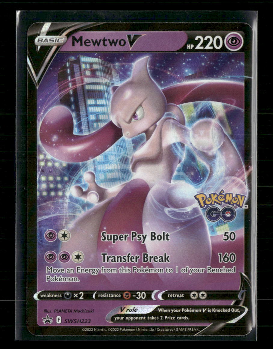 SWSH: Sword & Shield Promo Cards Mewtwo V #SWSH223