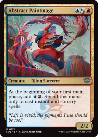 Abstract Paintmage (SOS-171) - Secrets of Strixhaven