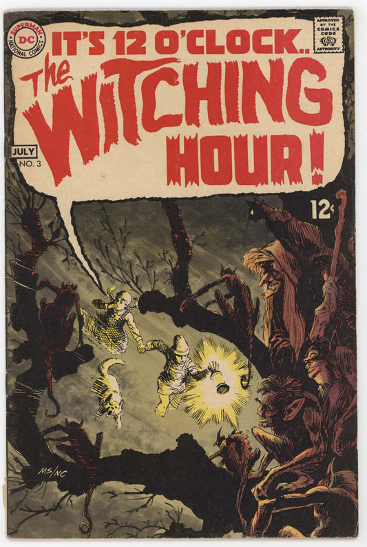 Witching Hour 3 DC 1969 VG FN Nick Cardy Alex Toth Witch Horror