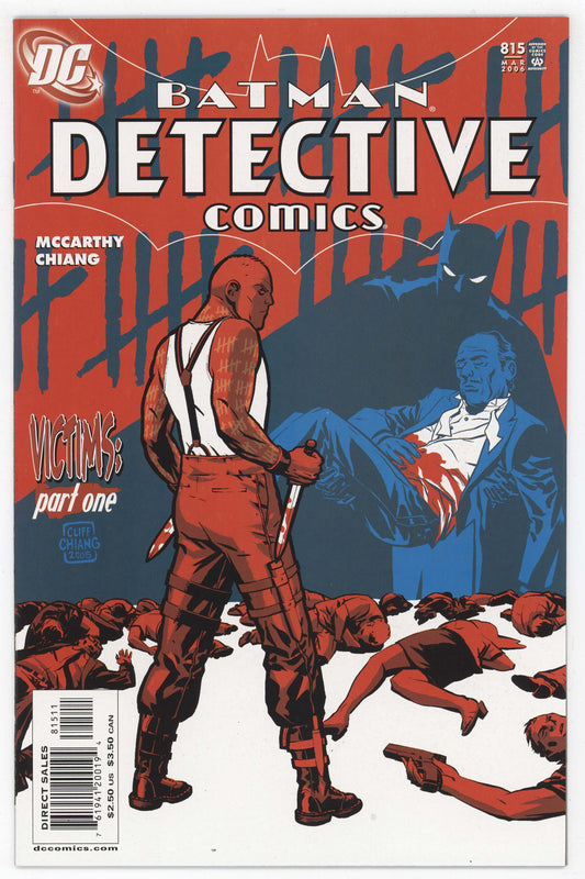 Batman Detective Comics 815 DC 2006 NM Victims Cliff Chiang