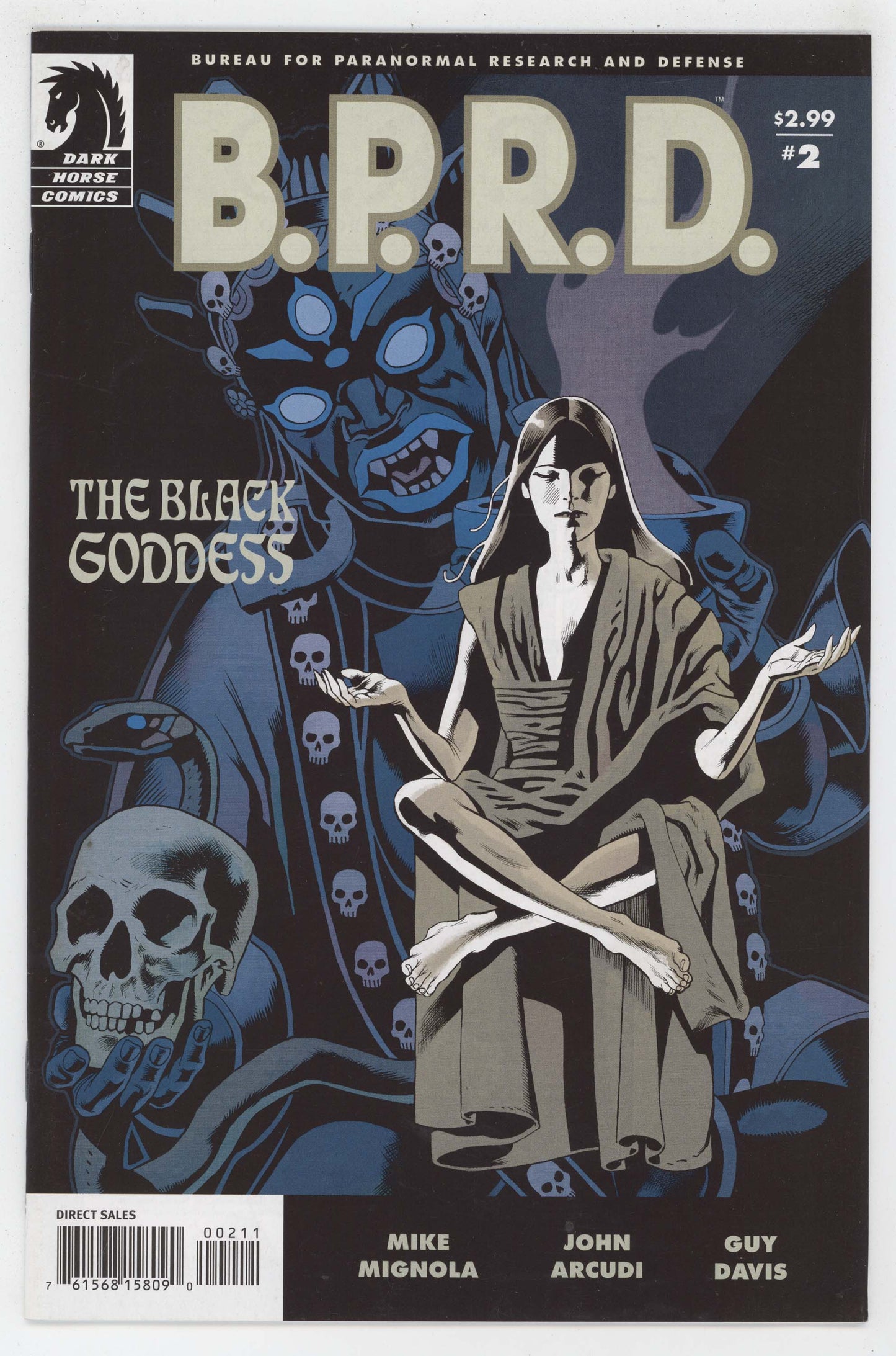 BPRD Black Goddess 2 Dark Horse 2009 NM- 9.2 Mike Mignola B.P.R.D.