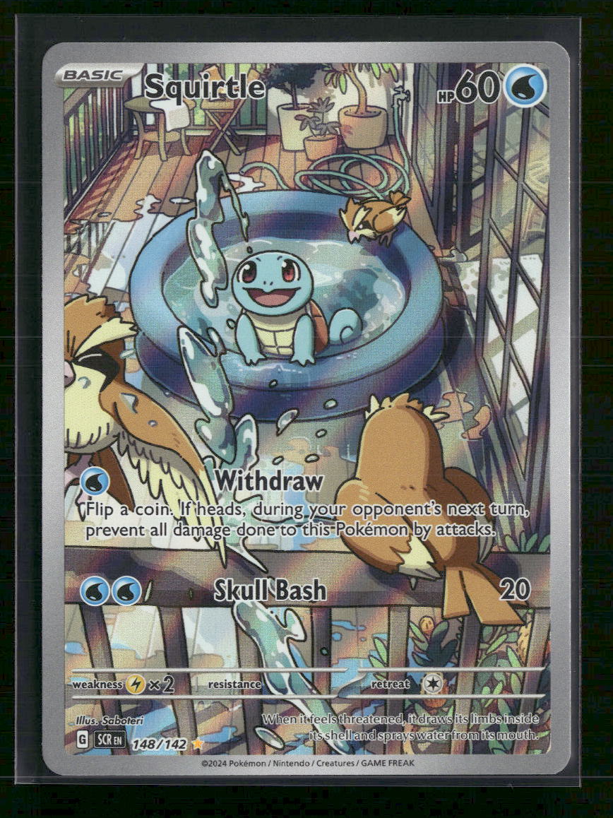 SV07: Stellar Crown Squirtle #148/142