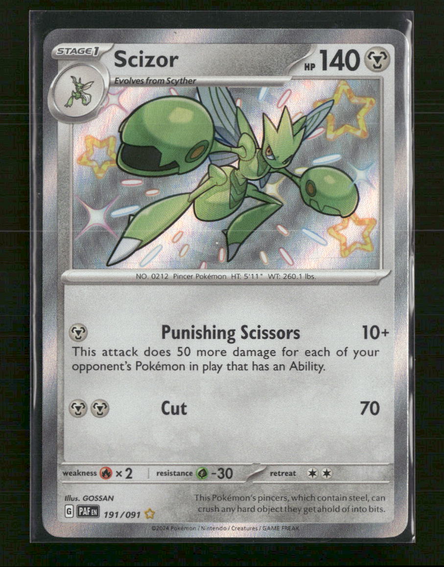 SV: Paldean Fates Scizor #191/091