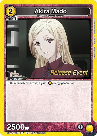 Akira Mado (017) (UEPR/TKG-1-017) - UE18BT Tokyo Ghoul Release Event