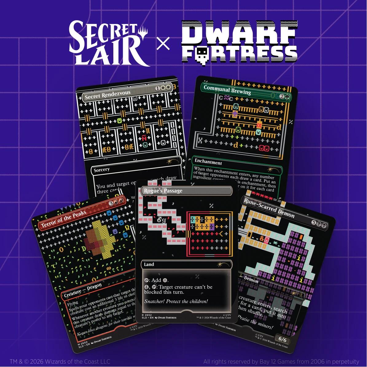 Secret Lair Drop: Secret Lair x Dwarf Fortress: Create New World - Non-Foil Edition [SLD]