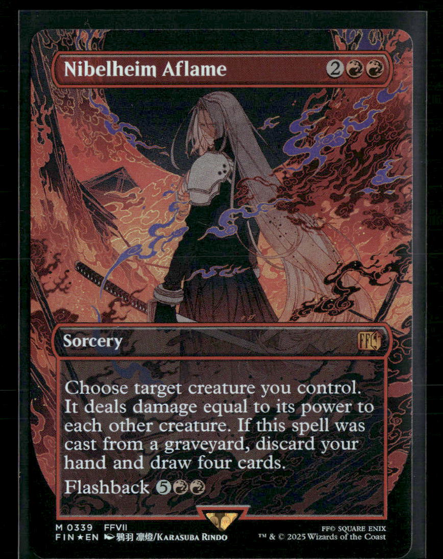 FINAL FANTASY Nibelheim Aflame (Borderless) Foil #339