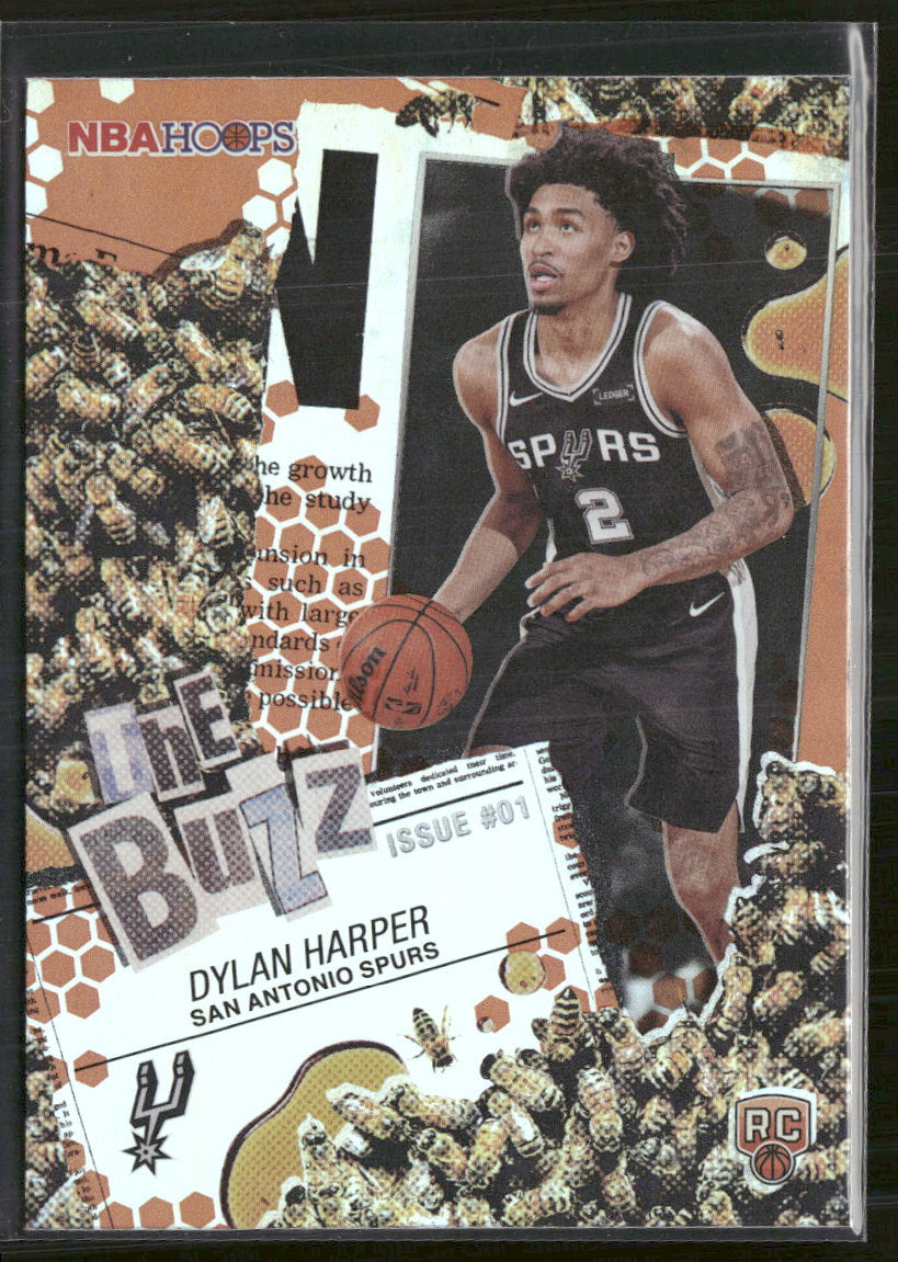 2025-26 Hoops The Buzz Orange Hoops Dylan Harper #TB-2