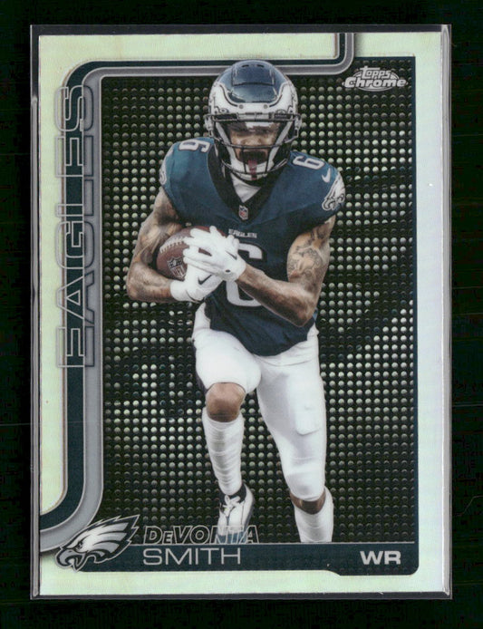 2025 Topps Chrome Lightboard Logo DeVonta Smith #244