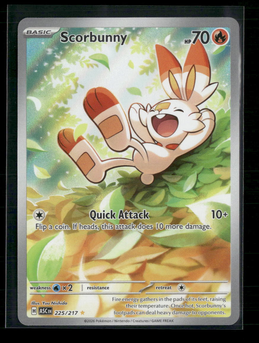 ME: Ascended Heroes Scorbunny #225/217