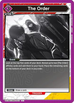 The Order (UE19BT/SMD-1-074) - UE19BT SAKAMOTO DAYS