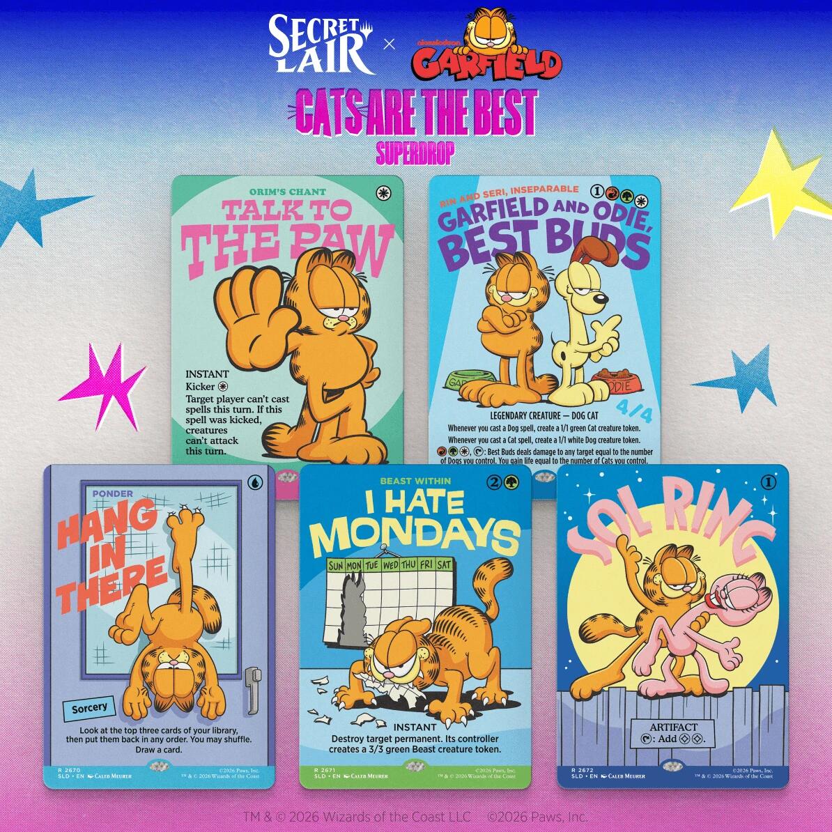 Secret Lair Drop: Secret Lair x Garfield: Motivationally Challenged - Non-Foil Edition [SLD]