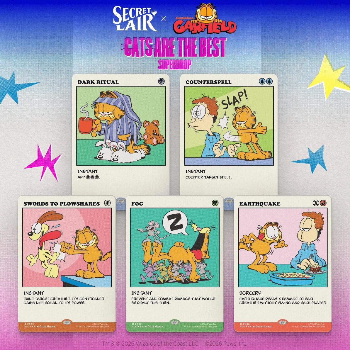 Secret Lair Drop: Secret Lair x Garfield: As Intended - Non-Foil Edition [SLD]