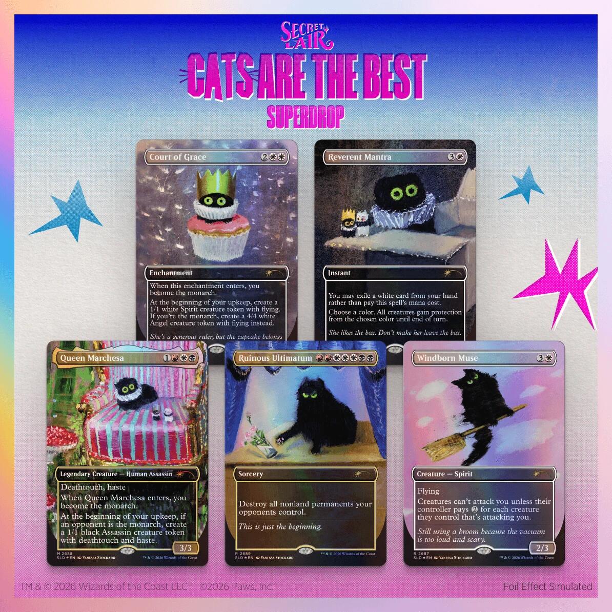 Secret Lair Drop: Purr Majesty - Traditional Foil Edition [SLD]