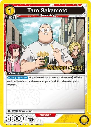 Taro Sakamoto (022) (Release Event) (UE19BT/SMD-1-022) - UE19BT SAKAMOTO DAYS Release Event Cards