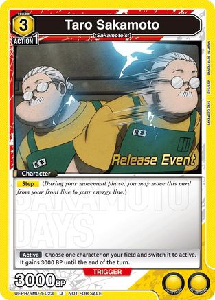 Taro Sakamoto (023) (Release Event) (UE19BT/SMD-1-023) - UE19BT SAKAMOTO DAYS Release Event Cards