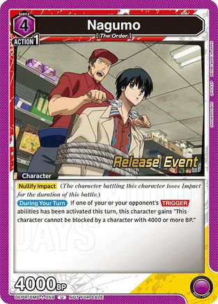 Nagumo (059) (Release Event) (UE19BT/SMD-1-059) - UE19BT SAKAMOTO DAYS Release Event Cards