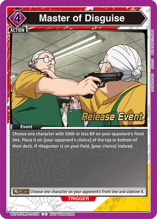 Master of Disguise (Release Event) (UE19BT/SMD-1-079) - UE19BT SAKAMOTO DAYS Release Event Cards
