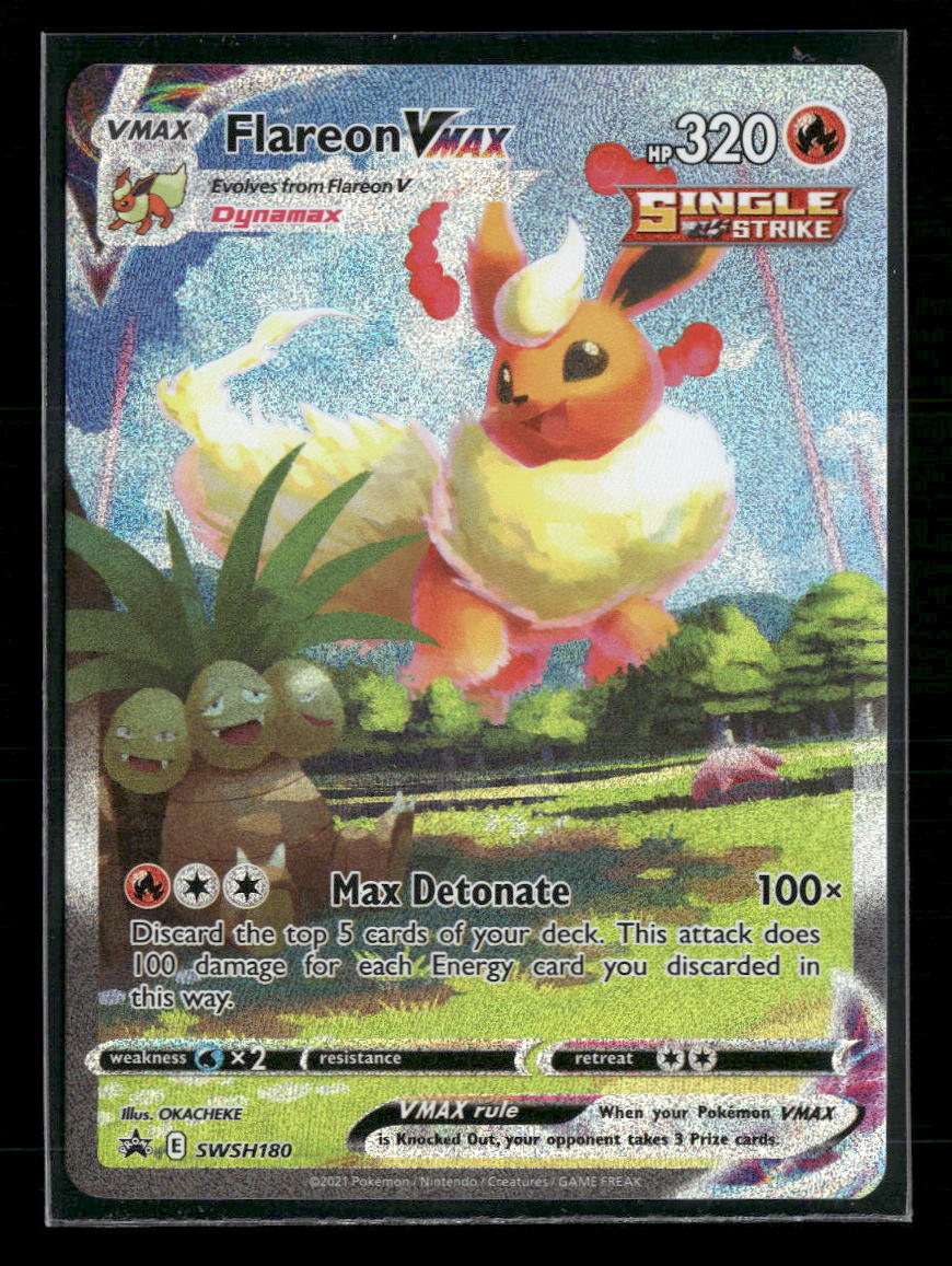 SWSH: Sword & Shield Promo Cards Flareon VMAX #SWSH180