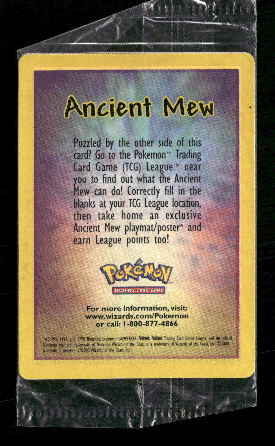 Ancient Mew Sealed Damaged