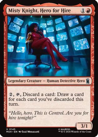 Misty Knight, Hero for Hire (MSH-145) - Marvel Super Heroes