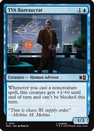 TVA Bureaucrat (MSC-761) - Commander: Marvel Super Heroes