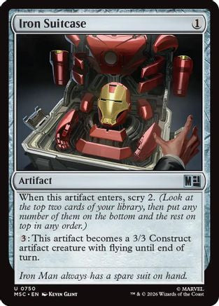 Iron Suitcase (MSC-750) - Commander: Marvel Super Heroes