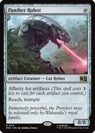 Panther Robot (MSC-113) - Commander: Marvel Super Heroes