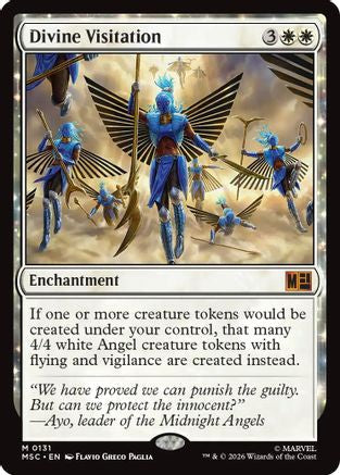 Divine Visitation (Surge Foil) (MSC-131) - Commander: Marvel Super Heroes Foil
