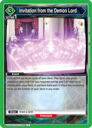 Invitation from the Demon Lord (UE20BT/TSK-1-099) - UE20BT That Time I Got Reincarnated as a Slime