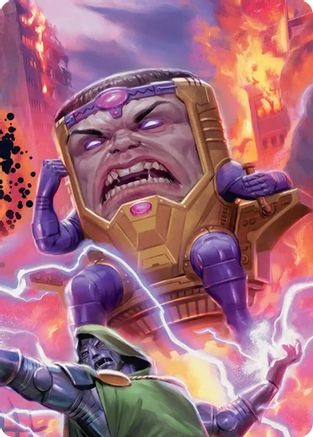 M.O.D.O.K., Evil Intellect Art Card (AAMSH-009) - Art Series: Marvel Super Heroes