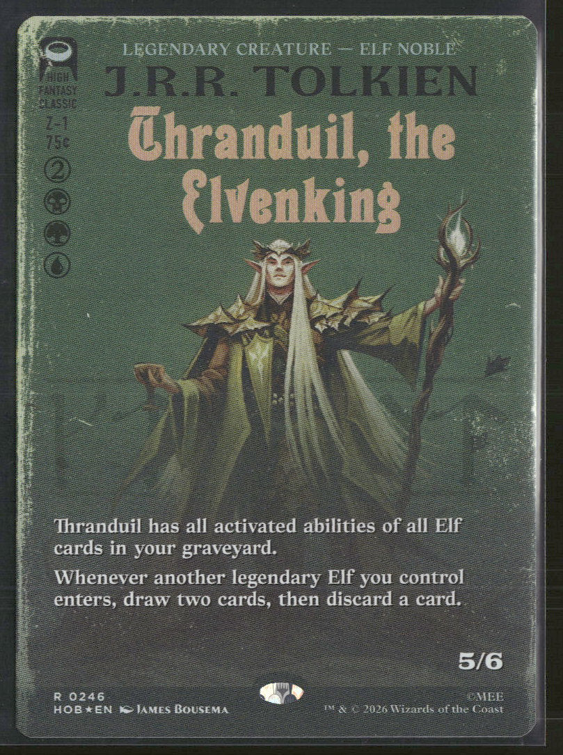 The Hobbit Thranduil, the Elvenking (Borderless) #246
