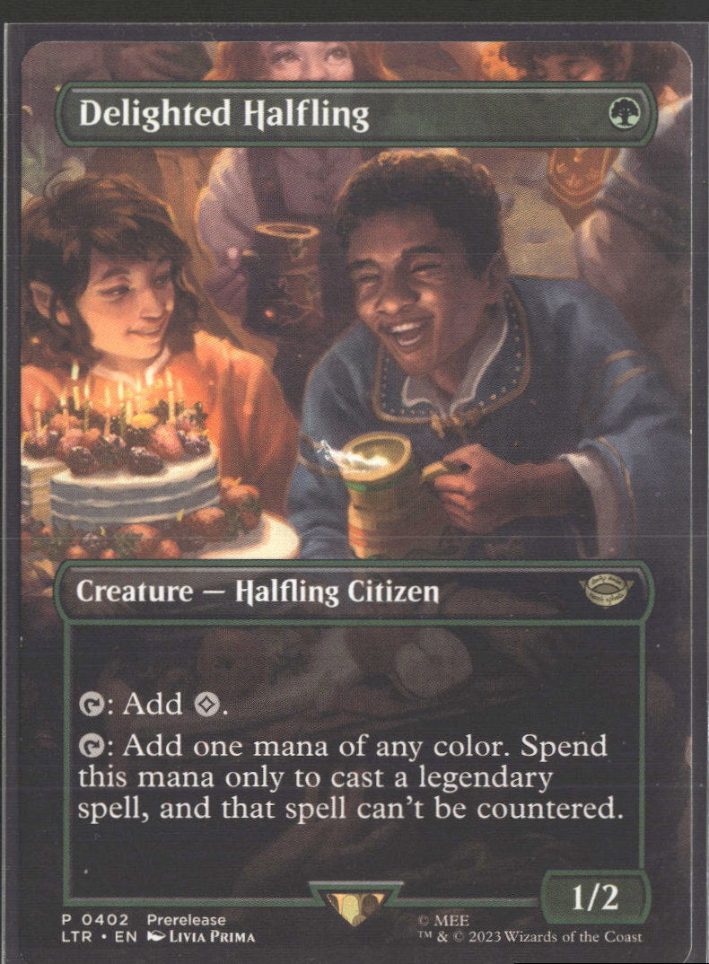UB Lord of the Rings:Tales of Middle-earth Delighted Halfling (Borderless) #402