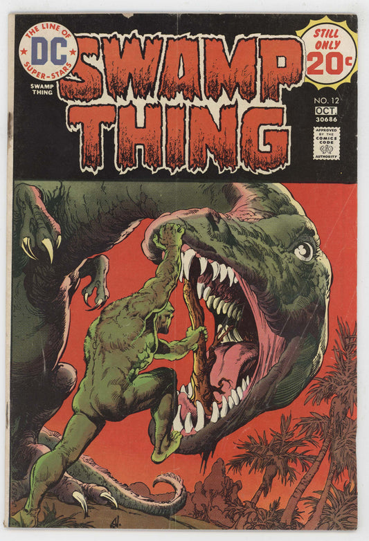 Swamp Thing 12 DC 1974 VG Nestor Redondo Len Wein