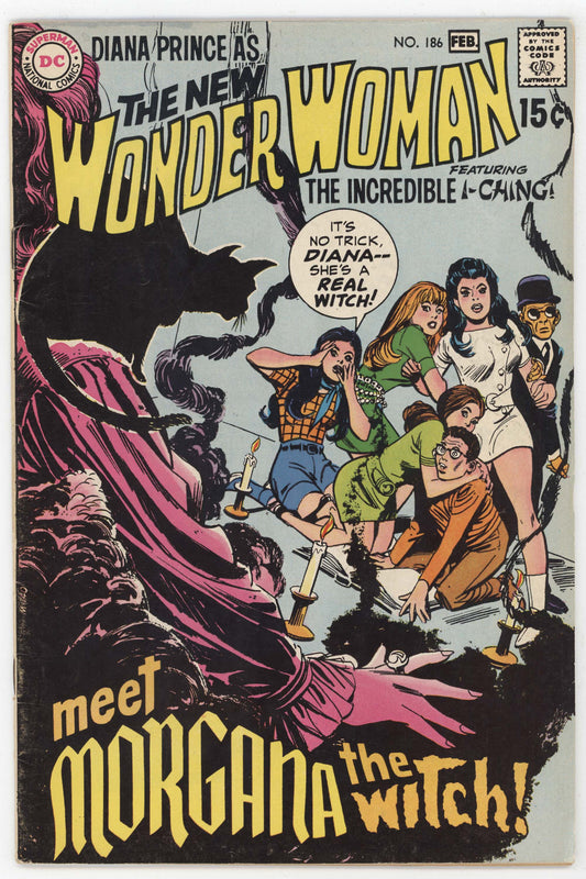 Wonder Woman 186 DC 1970 VG FN Mike Sekowsky Morgana The Witch