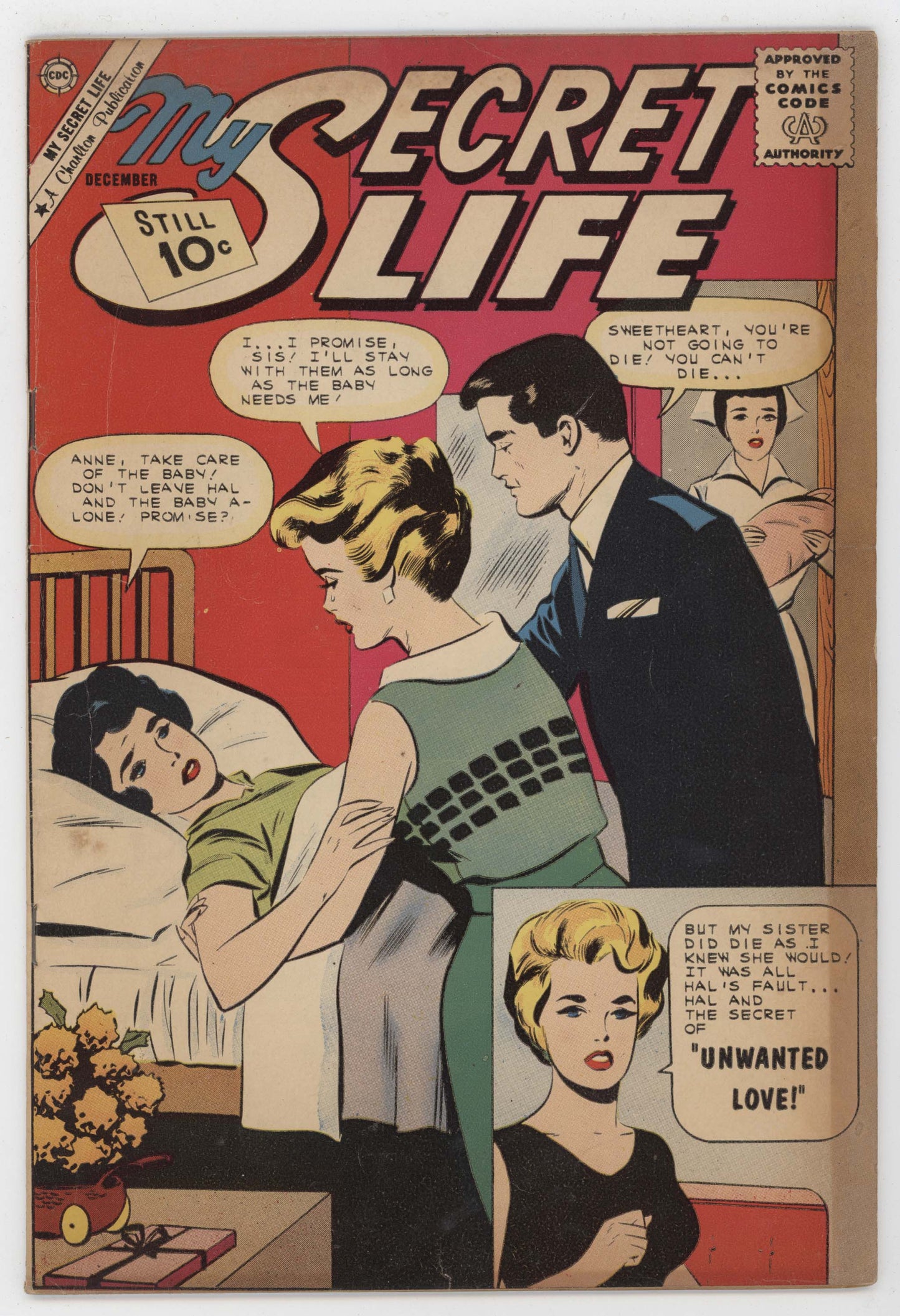 My Secret Life 43 Charlton 1960 VG FN Joe Sinnott GGA Romance