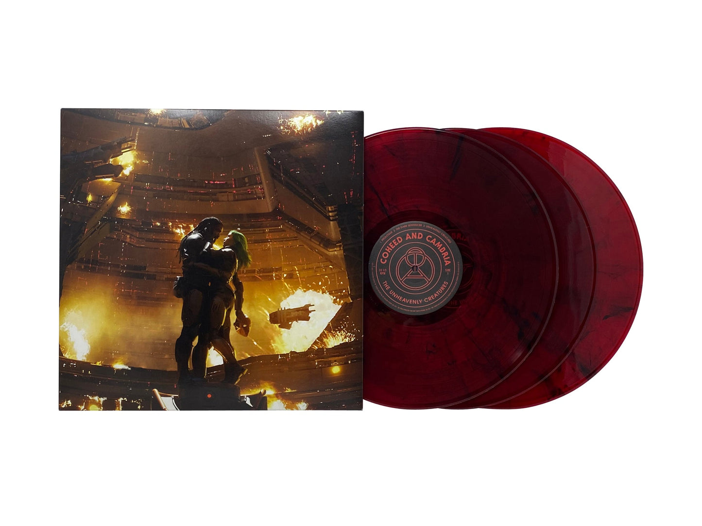 Coheed & Cambria - Unheavenly Creatures (Limited Edition Red Marble Colored 3LP Set)