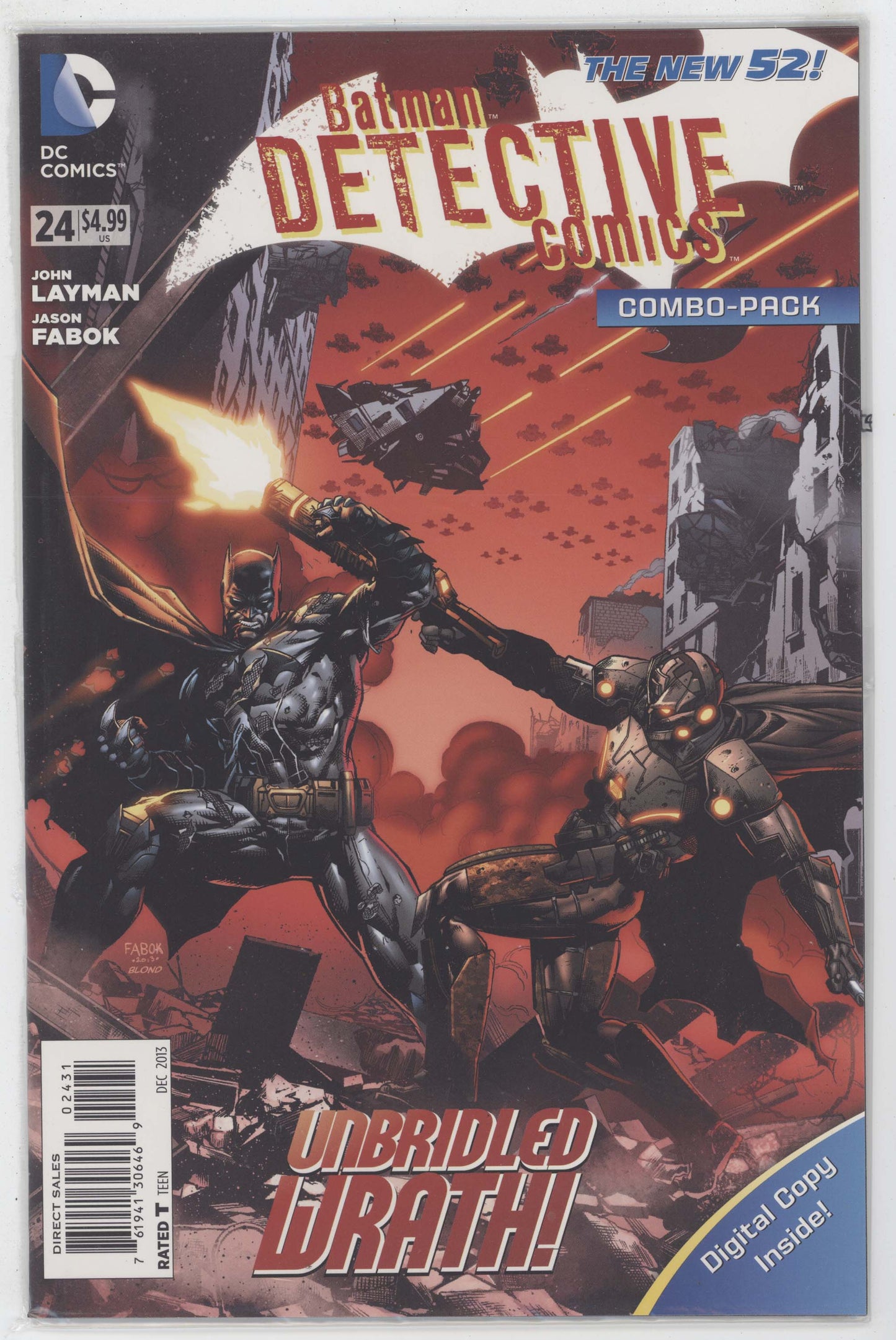 Batman Detective Comics 24 DC 2013 NM Jason Fabok Combo Pack Variant James Tynion