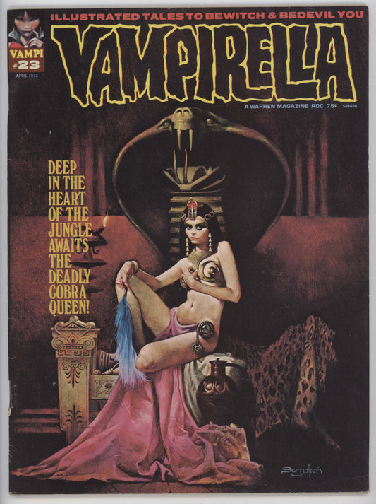 Vampirella 23 Warren 1973 FN Manuel Sanjulian GGA Magazine