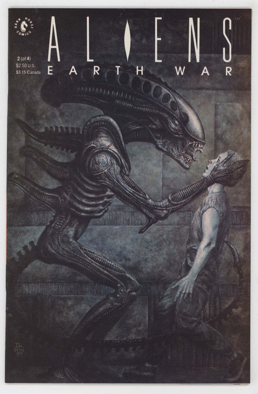 Aliens Earth War 2 Dark Horse 1990 NM John Bolton Mark Verheiden