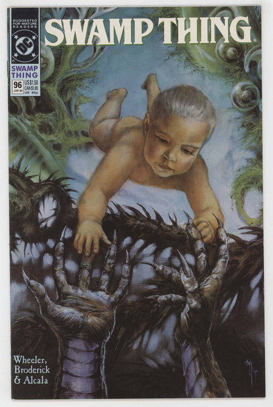 Swamp Thing 96 DC 1990 NM- 9.2 Doug Wheeler John Totleben