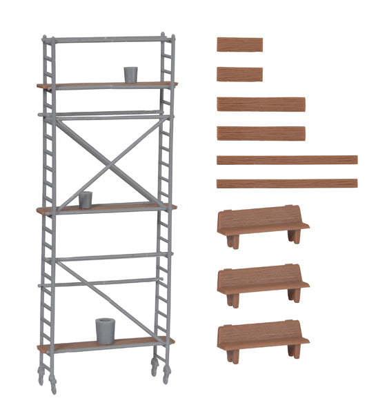 Kibri 38145 1/87 Scale Scaffolding Plastic Model Kit Difficulty Rating: Beginner