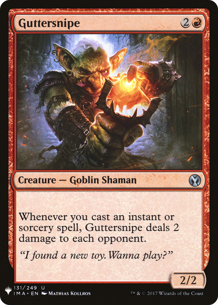 Guttersnipe (LIST-IMA-131) - The List