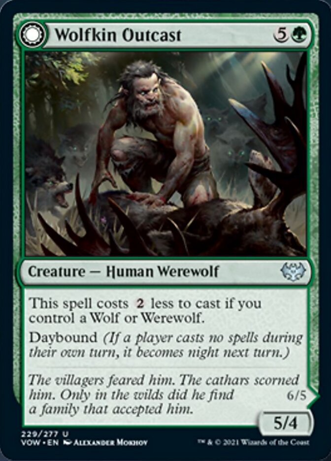 Wolfkin Outcast // Wedding Crasher (VOW-229) - Innistrad: Crimson Vow: (Double Faced Transform)